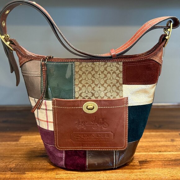 Coach Patchwork Purse - Picture 1 of 7